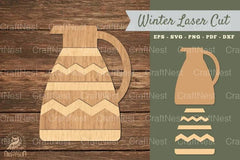 Winter Kettle Laser Cut Decoration Clipart Bundle - CraftNest - Digital Crafting and Art