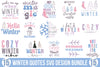 Winter Quotes SVG Bundle