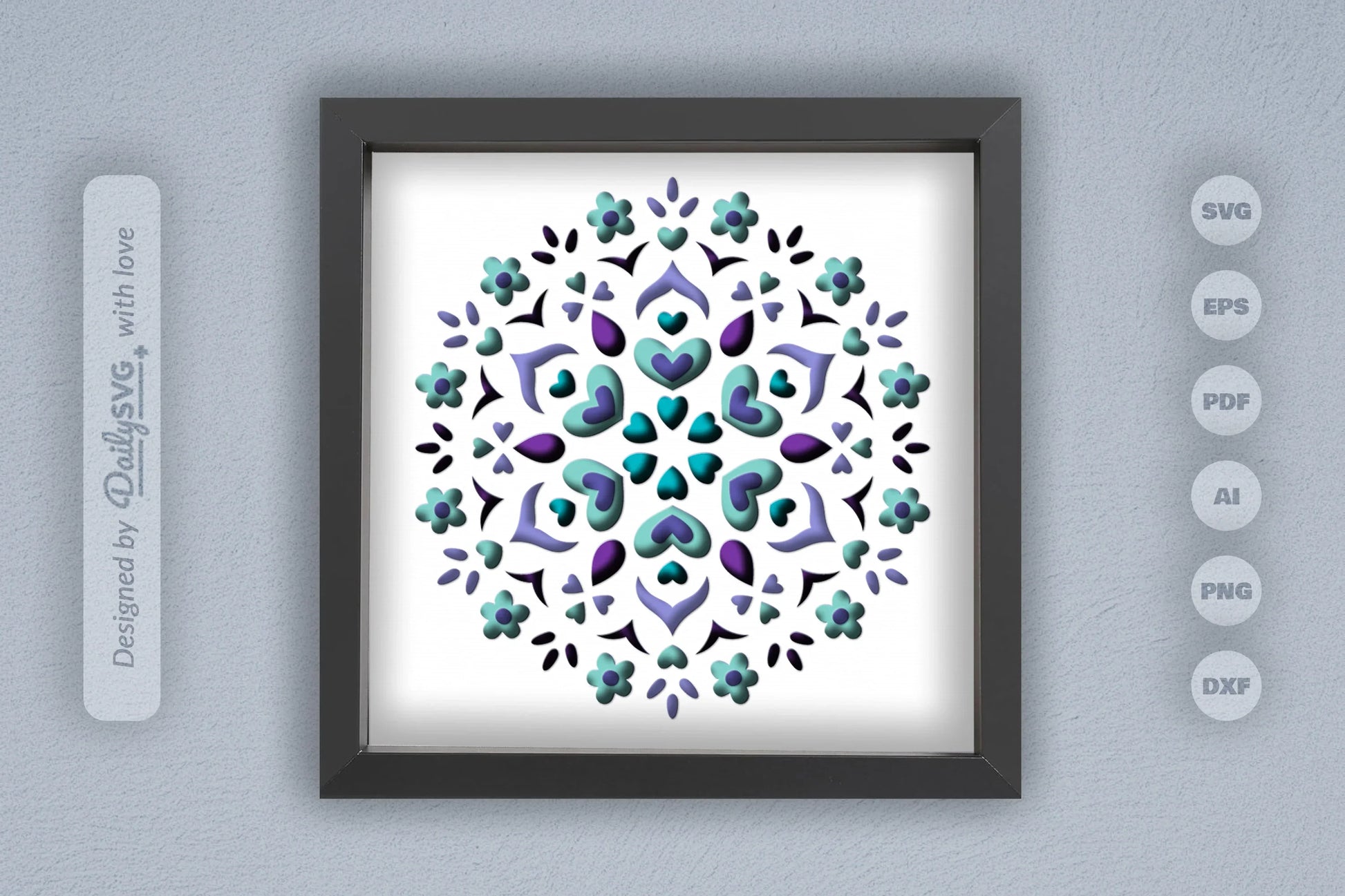 Winter Mandala Papercut SVG Bundle - CraftNest - Digital Crafting and Art