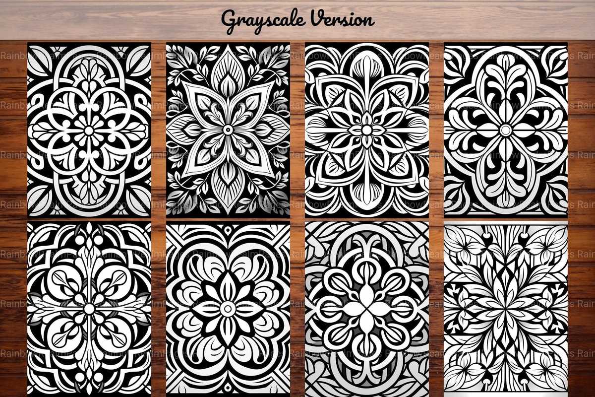 Winter Mandala Coloring Books - CraftNest