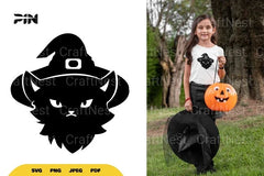 Witch Cat Halloween SVG Bundle - CraftNest - Digital Crafting and Art