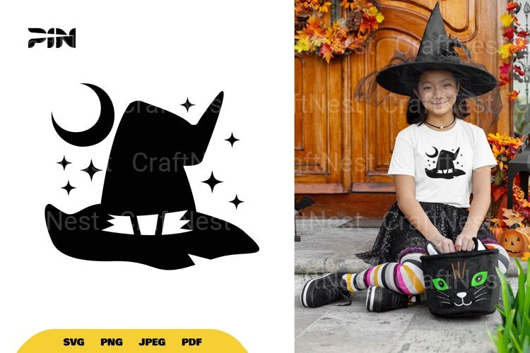 Witch Hat Halloween SVG Bundle - CraftNest - Digital Crafting and Art