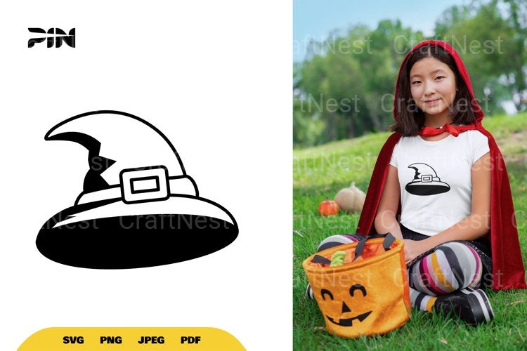 Witch Hat Halloween SVG Bundle - CraftNest - Digital Crafting and Art