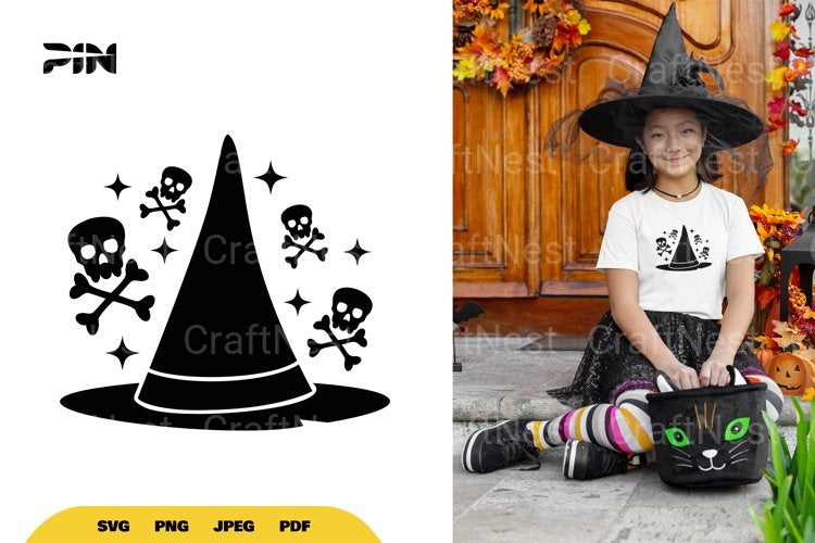 Witch Hat Halloween SVG Bundle - CraftNest - Digital Crafting and Art