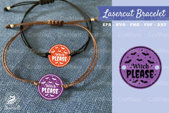 Witch Please Laser Cut Bracelet SVG Design Bundle - CraftNest - Digital Crafting and Art