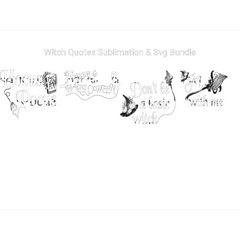 Witch Quotes SVG Bundle - CraftNest - Digital Crafting and Art