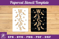 Witches Papercut Stencil Clipart Bundle - CraftNest - Digital Crafting and Art