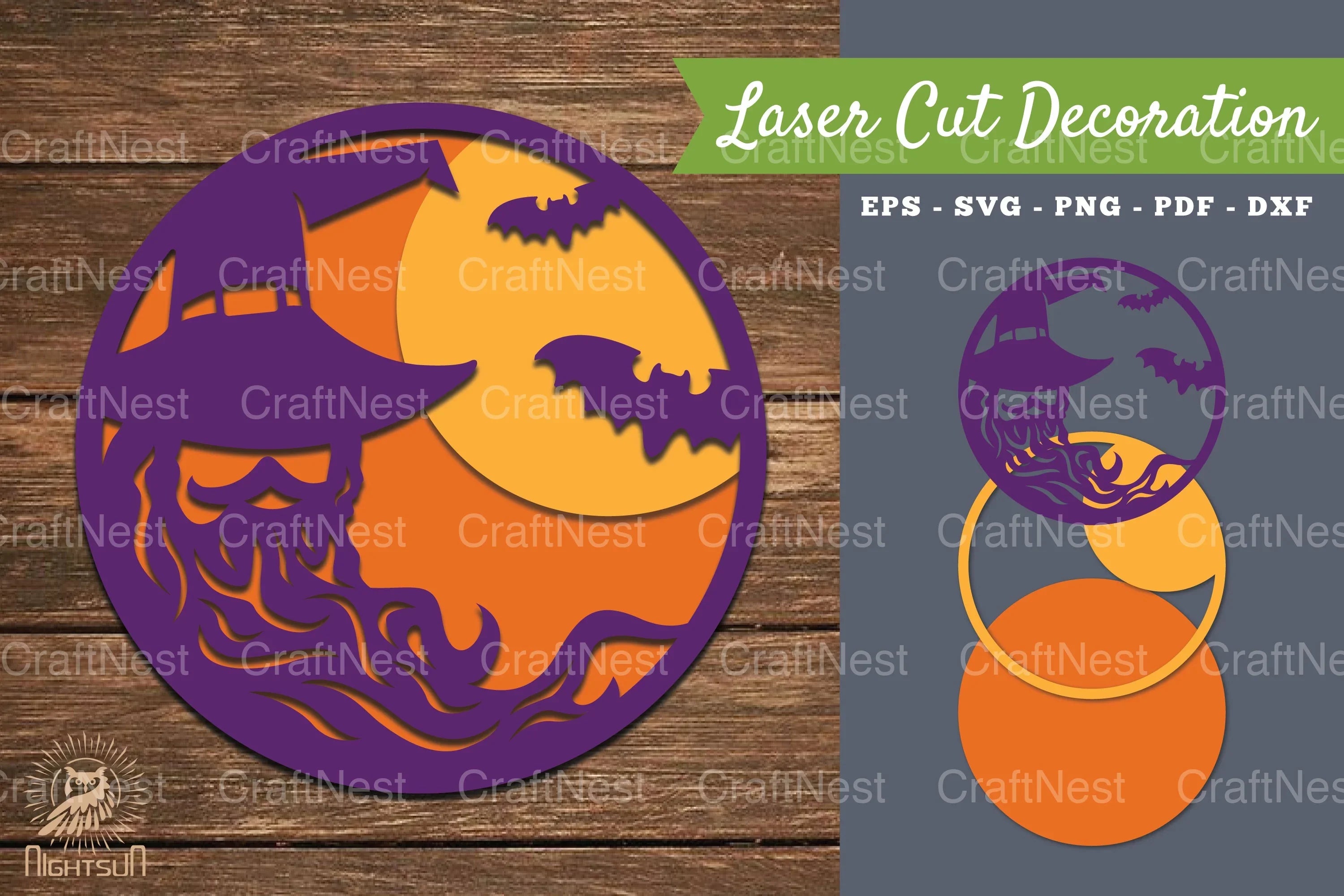Wizard Laser Cut Decoration SVG Bundle - CraftNest - Digital Crafting and Art