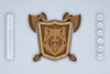 Wolf Shield Laser Cut SVG Bundle