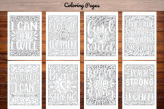 Strong Woman Quotes Coloring Book - CraftNest - Digital Crafting and Art