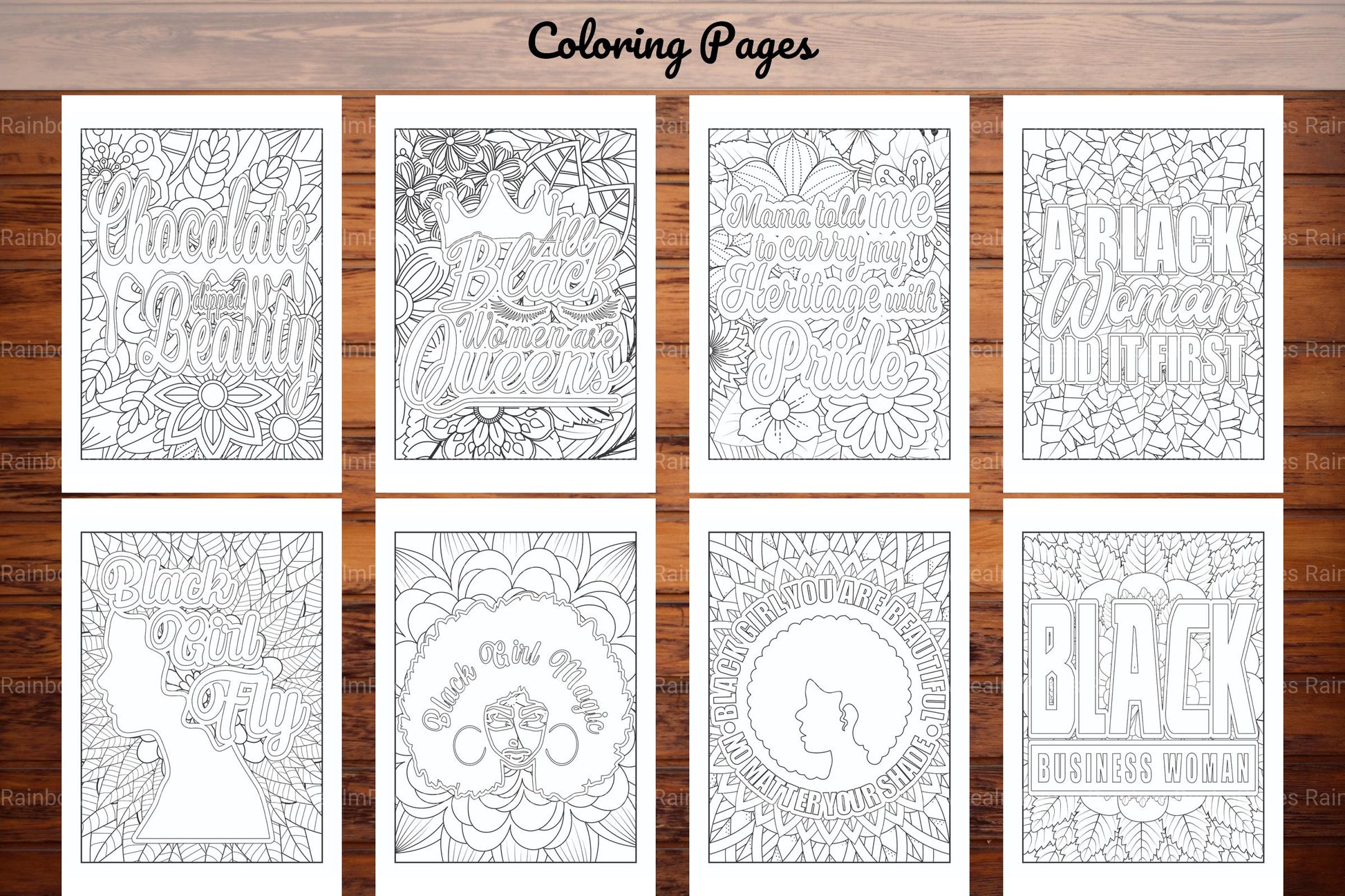 Black Woman Quotes Coloring Book - CraftNest - Digital Crafting and Art