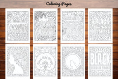Black Woman Quotes Coloring Book - CraftNest - Digital Crafting and Art