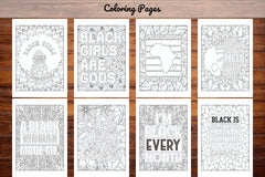 Black Woman Quotes Coloring Book - CraftNest - Digital Crafting and Art