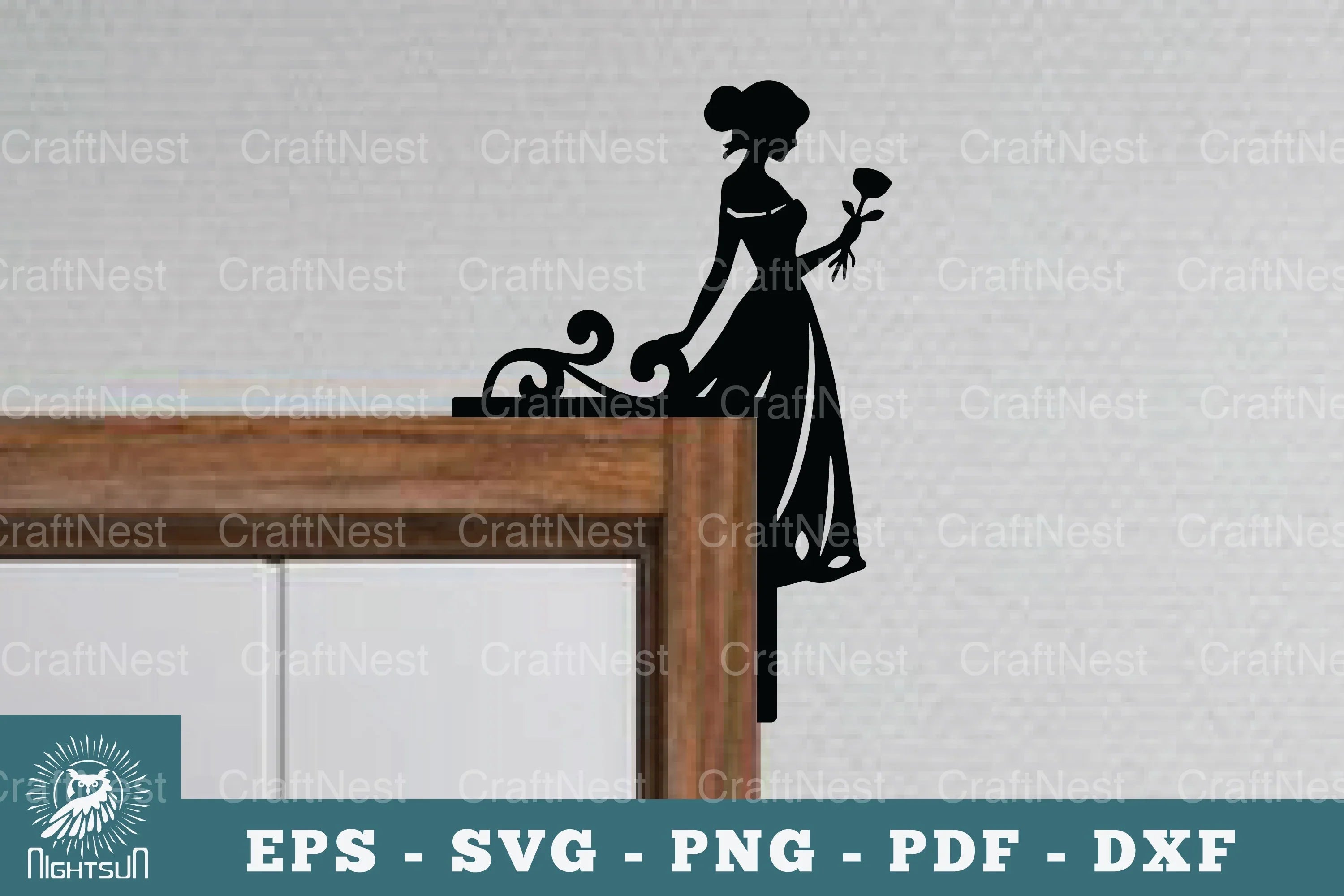 Women Door Corner Lasercut SVG Bundle - CraftNest - Digital Crafting and Art