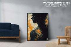 Women Silhouettes - CraftNest - Digital Crafting and Art