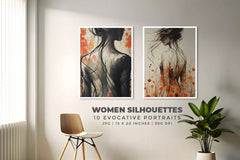 Women Silhouettes - CraftNest - Digital Crafting and Art