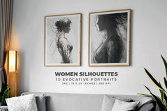 Women Silhouettes - CraftNest - Digital Crafting and Art