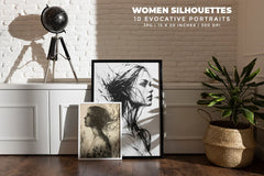 Women Silhouettes - CraftNest - Digital Crafting and Art