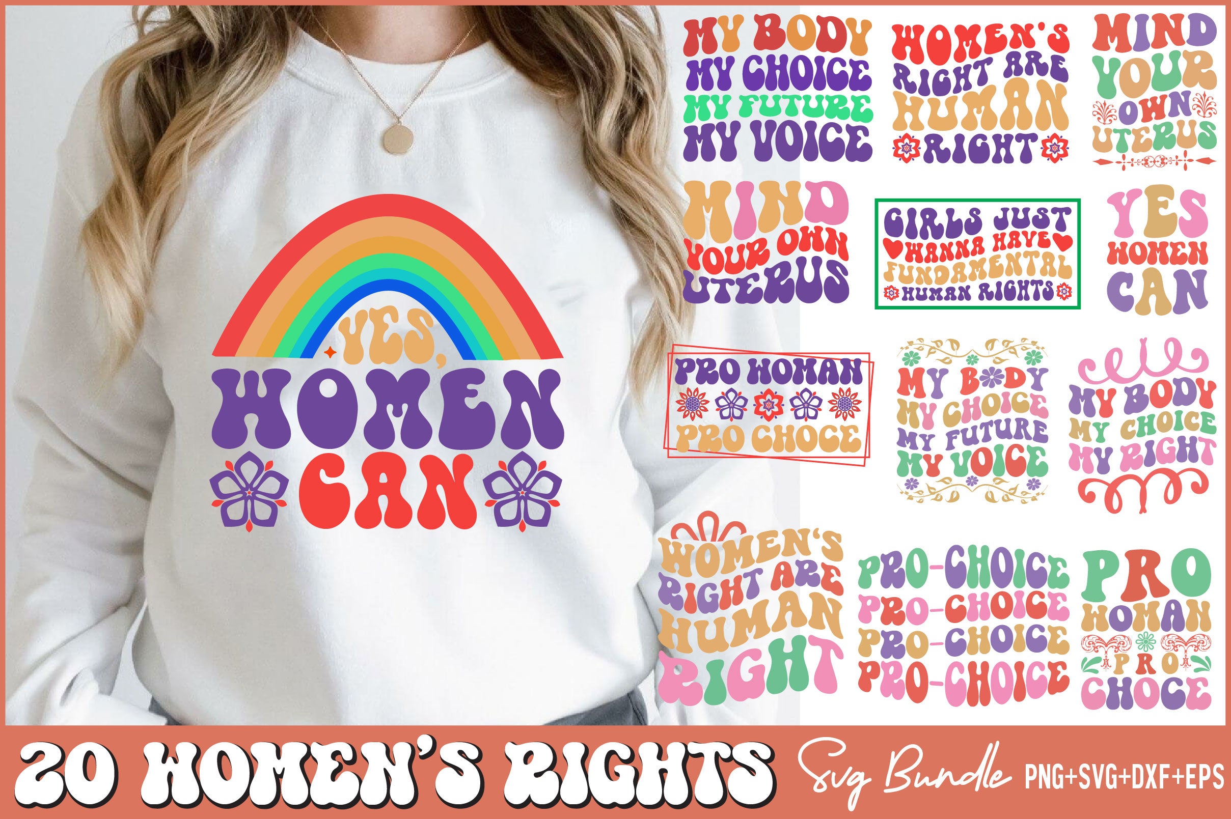 Women's Rights SVG Bundle - CraftNest - Digital Crafting and Art