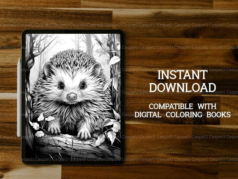 Woodland Animals Coloring Books - CraftNest