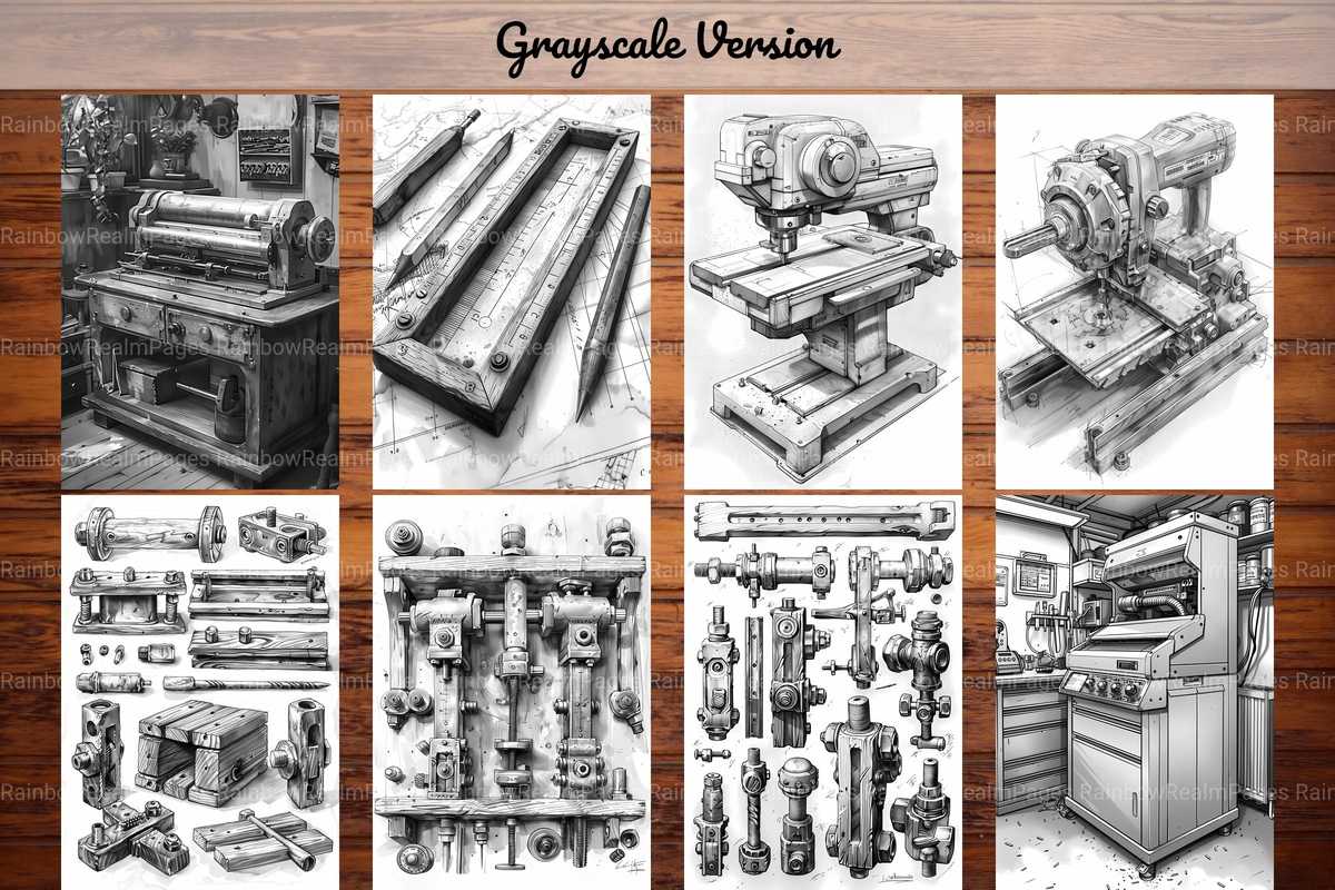 Woodworking Coloring Books - CraftNest - Digital Crafting and Art