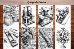 Woodworking Coloring Books - CraftNest - Digital Crafting and Art