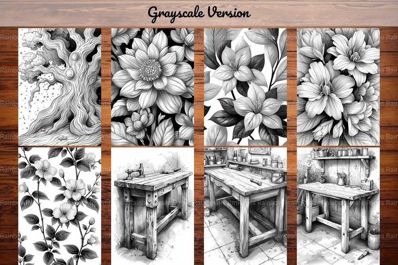 Woodworking Coloring Books - CraftNest - Digital Crafting and Art