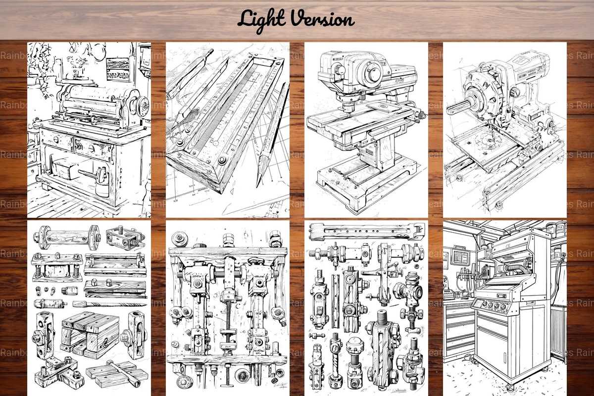 Woodworking Coloring Books - CraftNest - Digital Crafting and Art