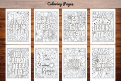 Swear Words Coloring Book - CraftNest - Digital Crafting and Art