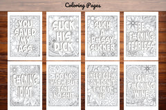 Swear Words Coloring Book - CraftNest - Digital Crafting and Art