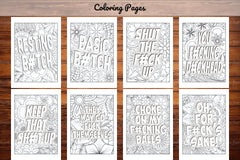 Swear Words Coloring Book - CraftNest - Digital Crafting and Art