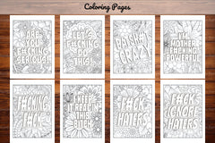 Swear Words Coloring Book - CraftNest - Digital Crafting and Art