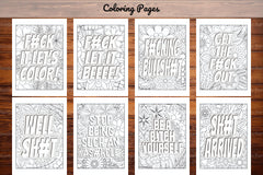 Swear Words Coloring Book - CraftNest - Digital Crafting and Art