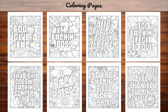 Swear Words Coloring Book - CraftNest - Digital Crafting and Art
