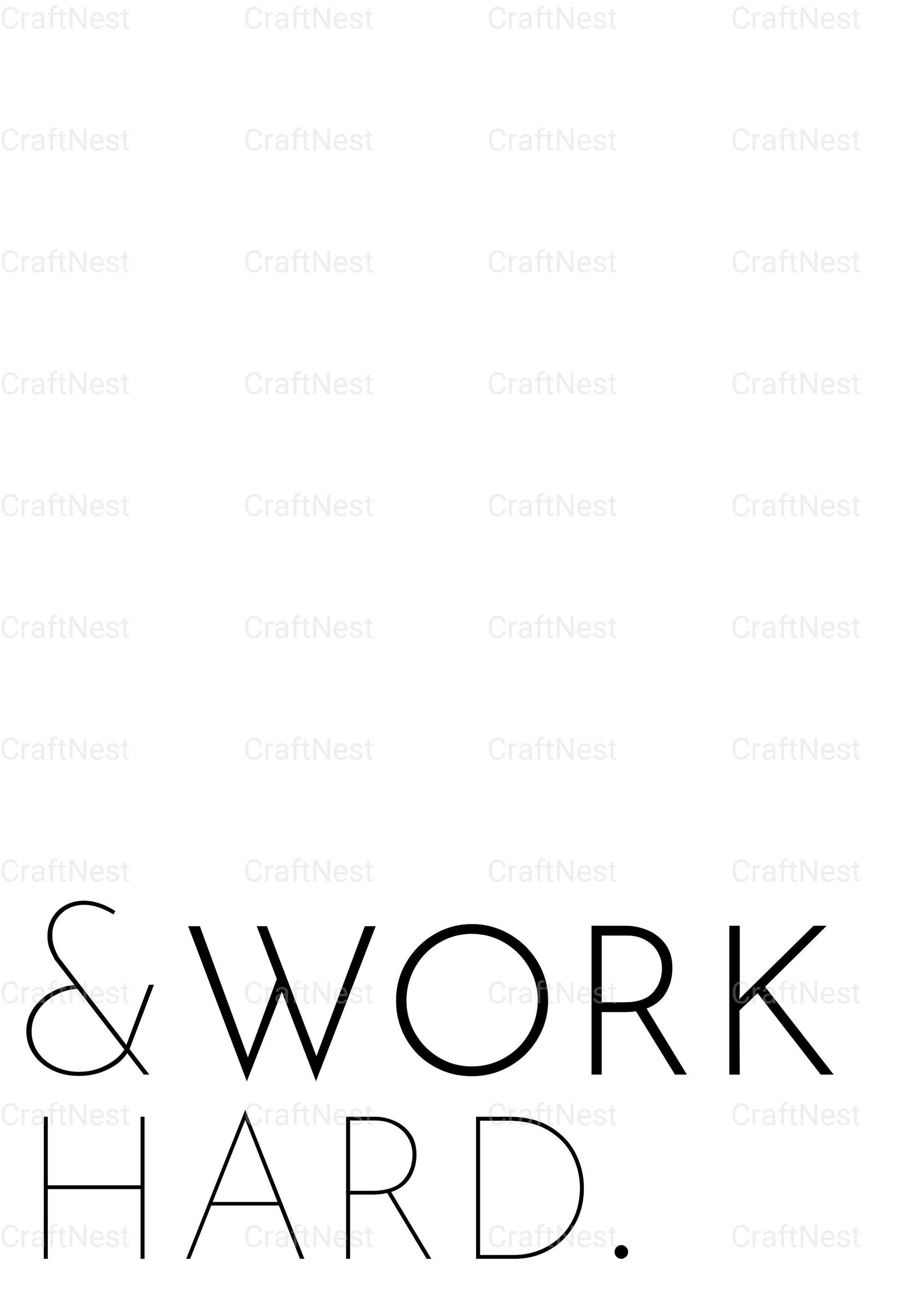 Motivational Minimalist Quote Wall Art - CraftNest - Digital Crafting and Art