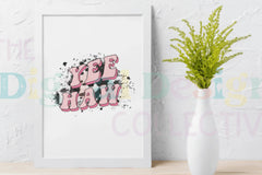 Yee Haw Western Cow Print Design Clipart Bundle - CraftNest - Digital Crafting and Art