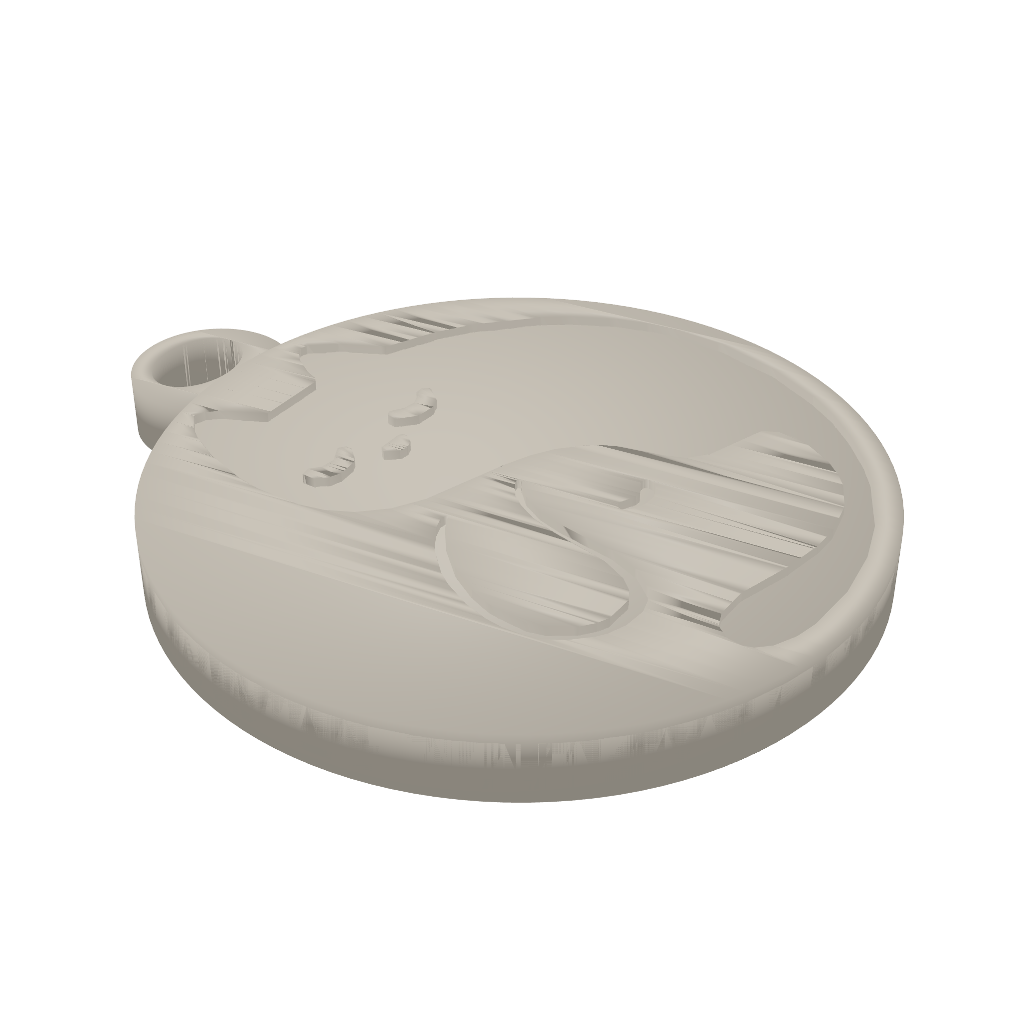 Yin Yang Dog Cat 3D Print STL File