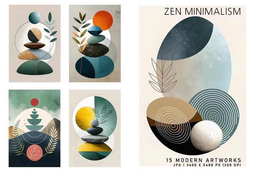 Midimalism Zen Minimalism - Wall Art
