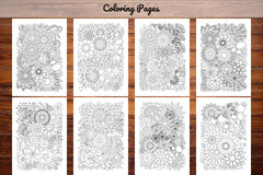 Flowers Zentangle Coloring Book - CraftNest - Digital Crafting and Art
