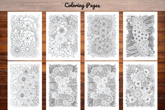 Flowers Zentangle Coloring Book - CraftNest - Digital Crafting and Art