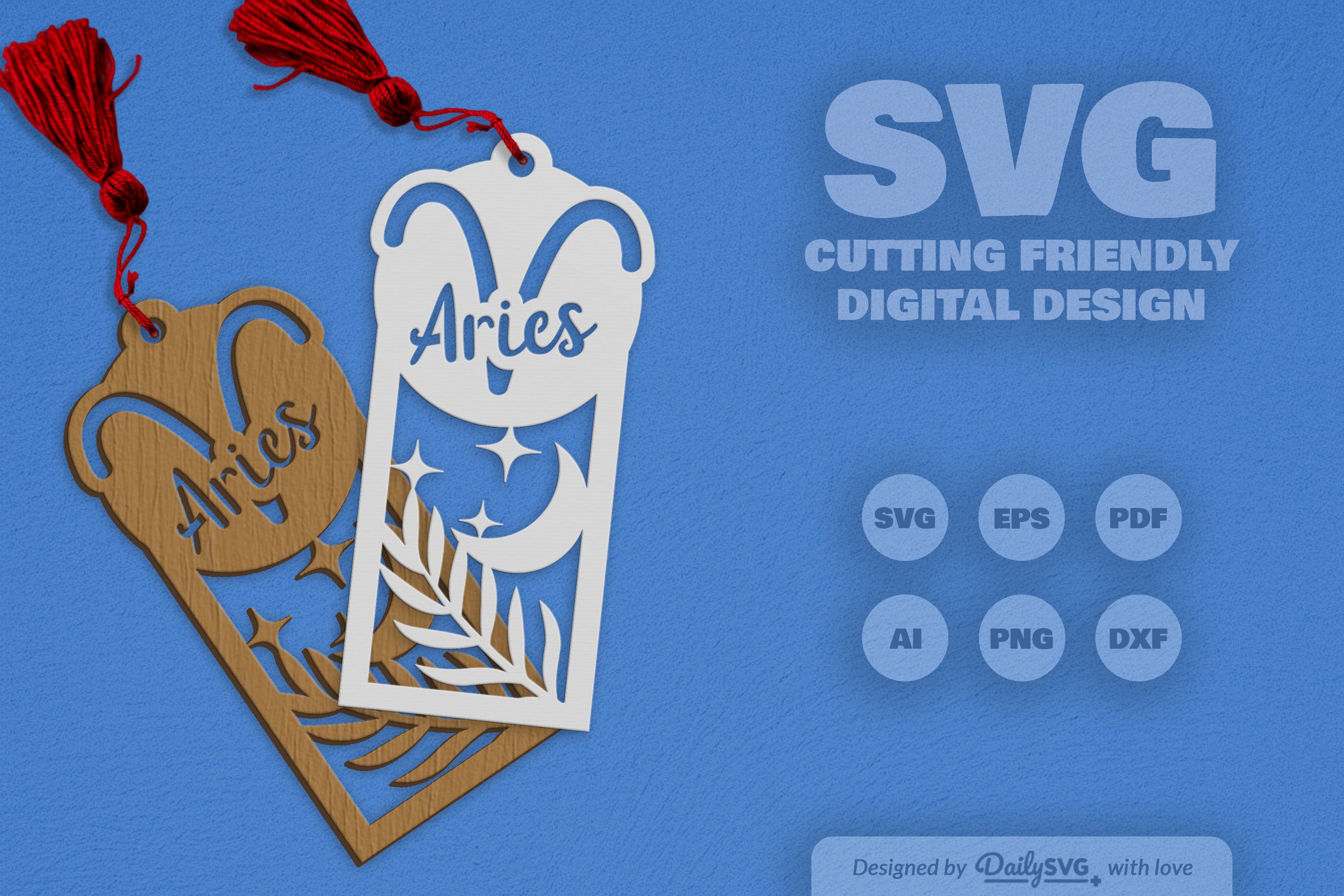 Zodiac Laser Cut Aries SVG Bundle SVGs