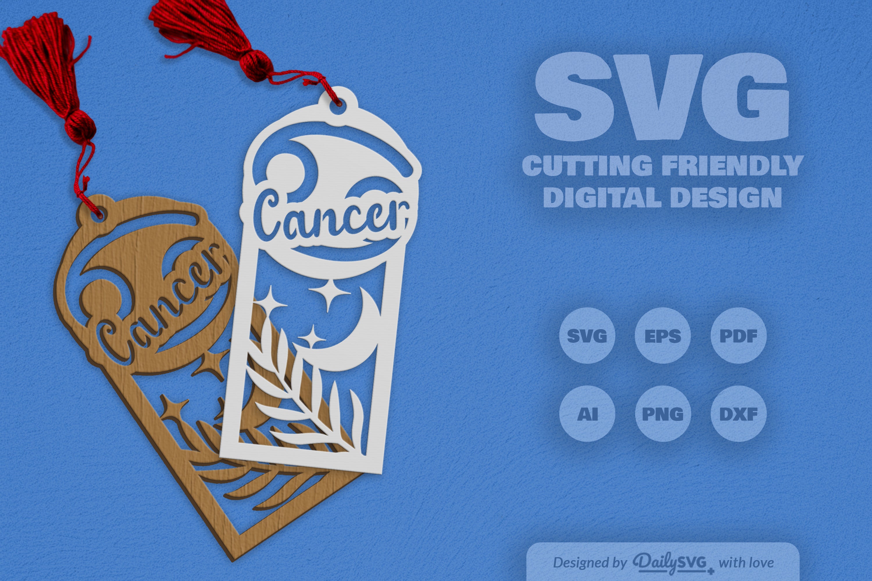 Zodiac Cancer Laser Cut SVG Bundle