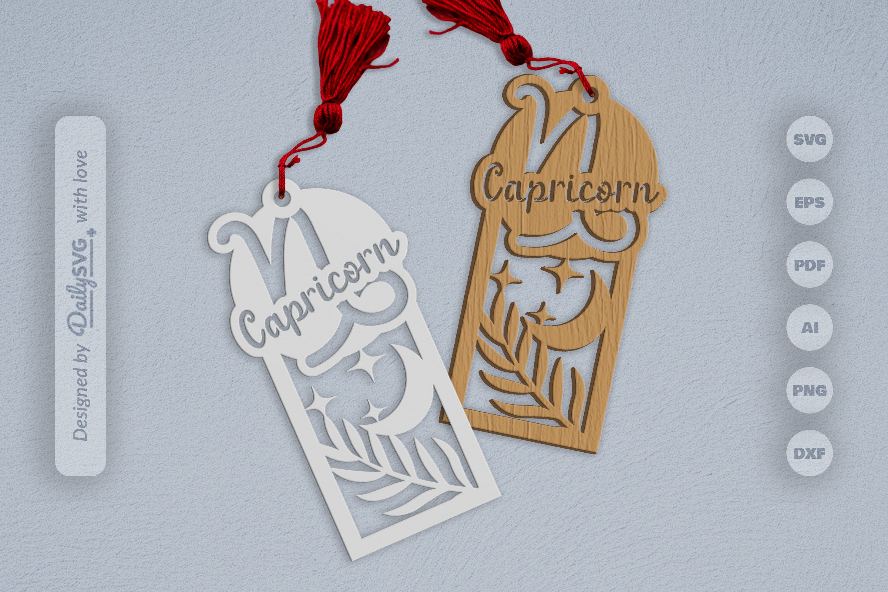 Capricorn Zodiac Laser Cut SVG Bundle 1