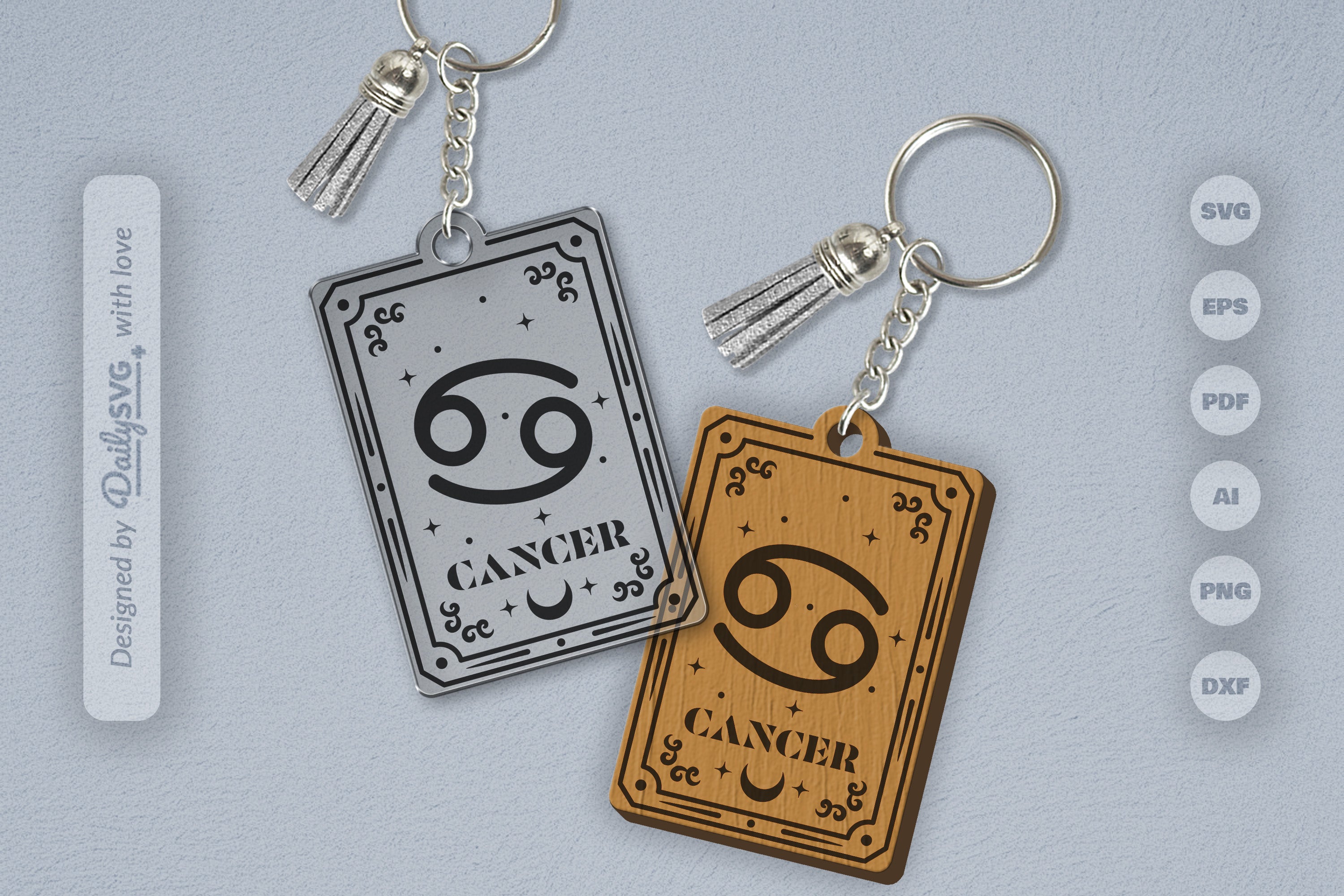 Zodiac Cancer SVG Card SVG Bundle