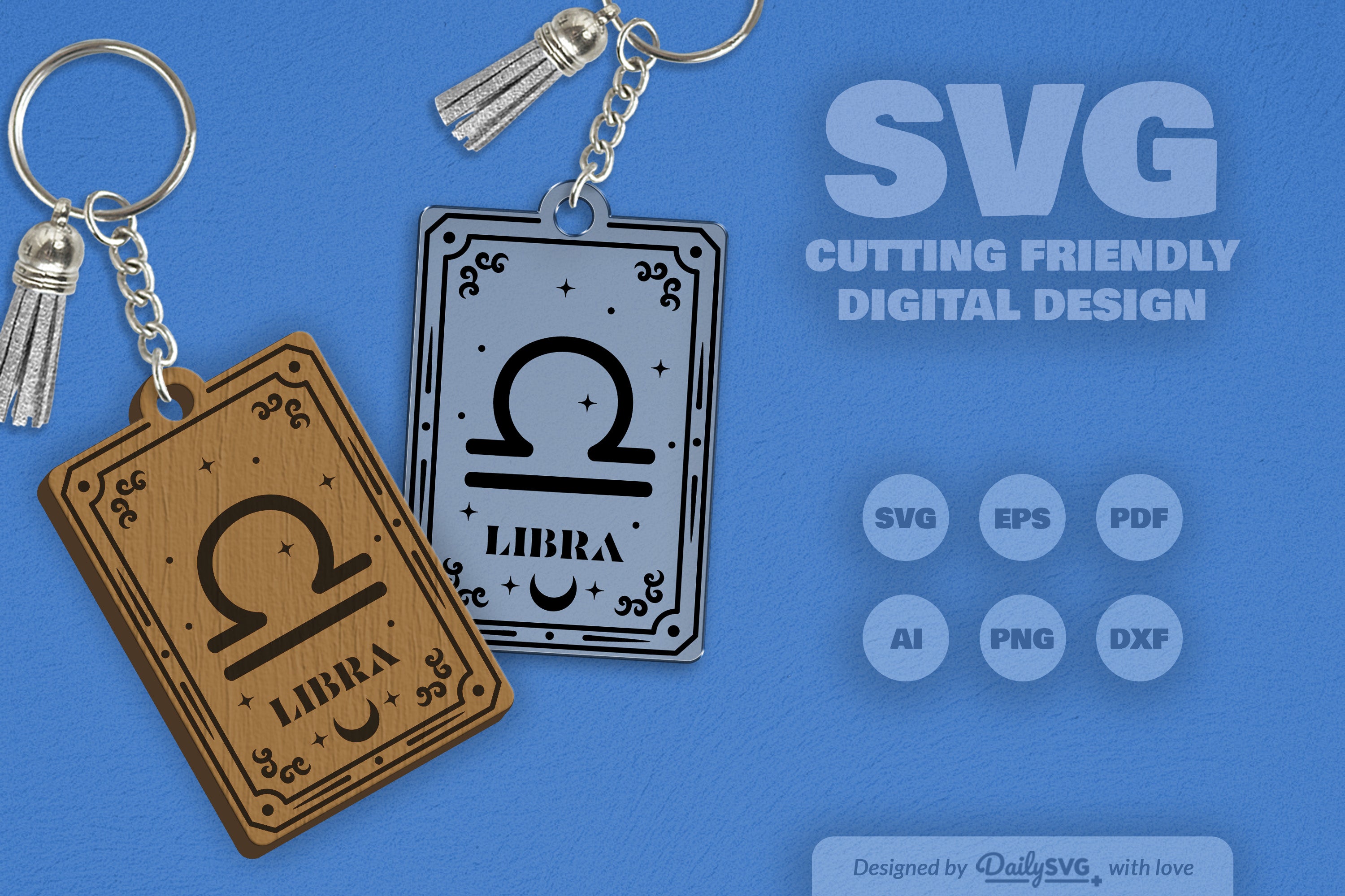 Zodiac Card Libra SVG Bundle