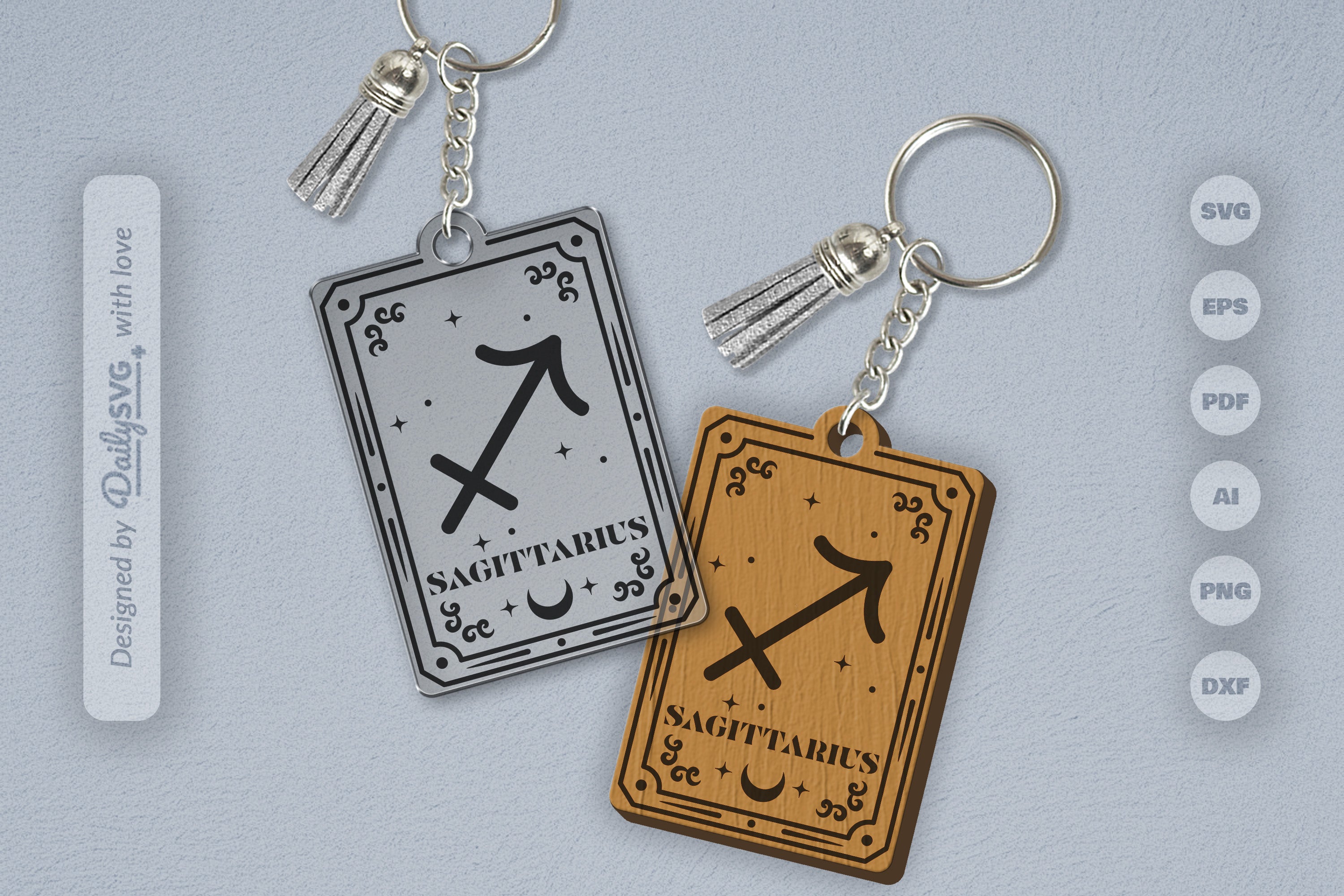 Zodiac SVG Bundle: Sagittarius Card Designs