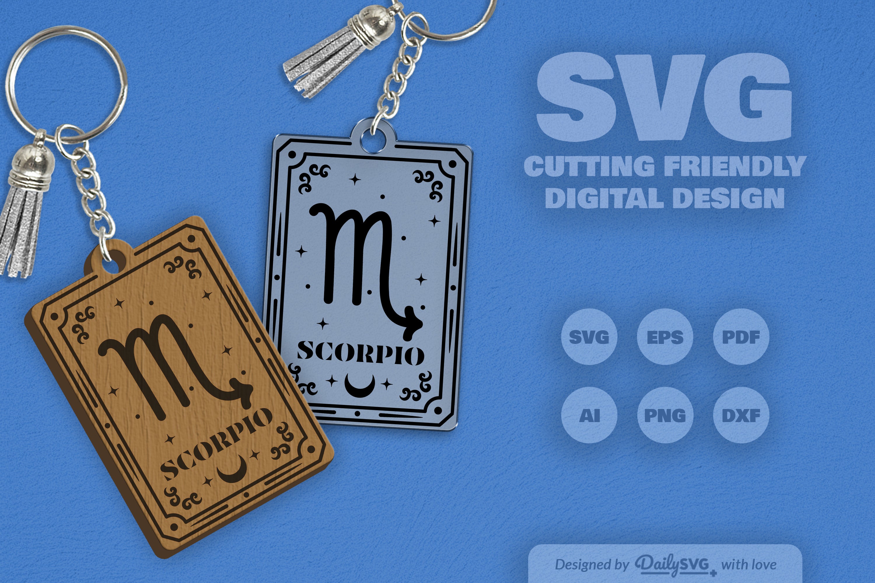 Scorpio Zodiac SVG Card SVG Bundle