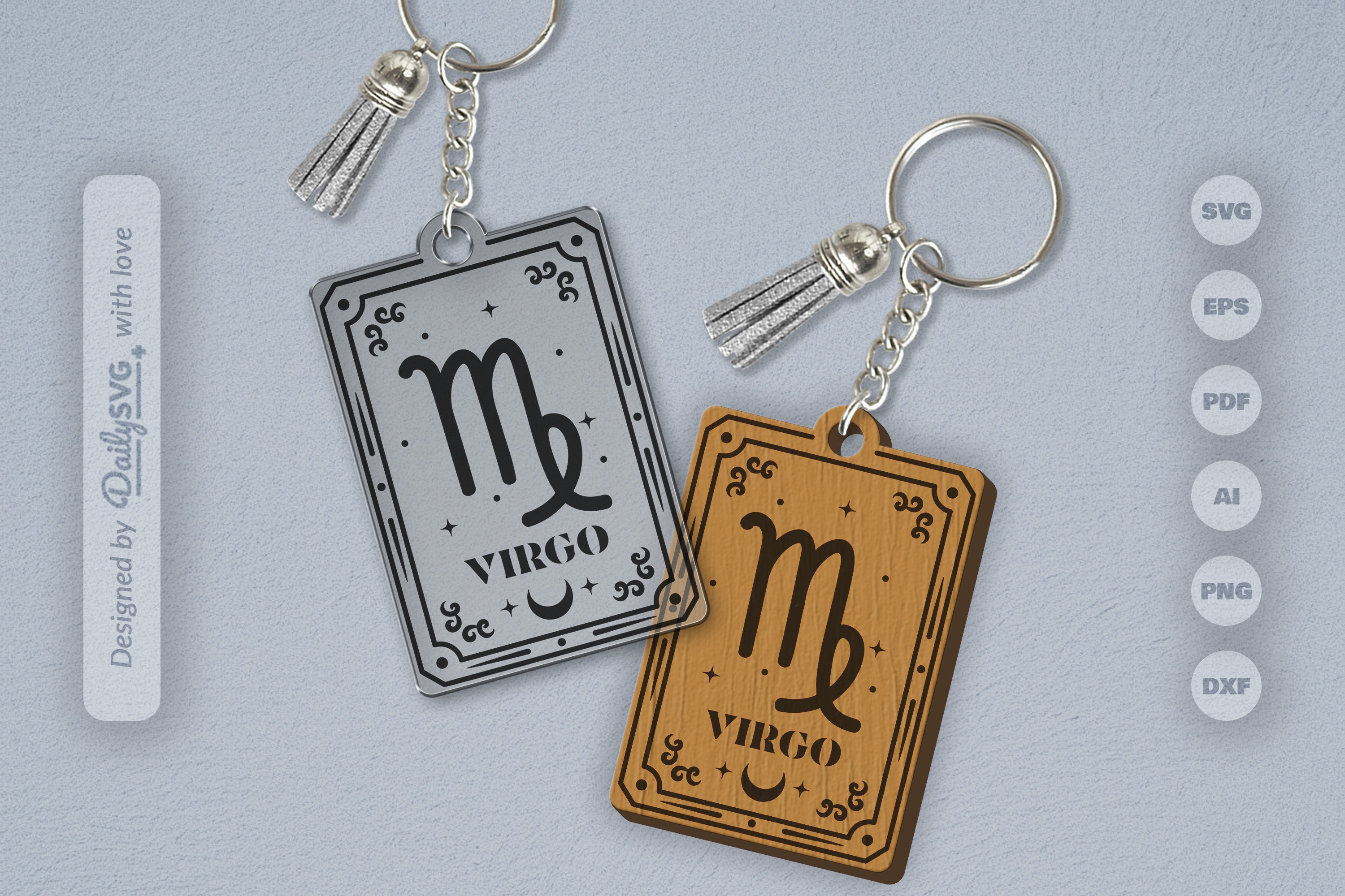 Virgo Zodiac SVG Card SVG Bundle