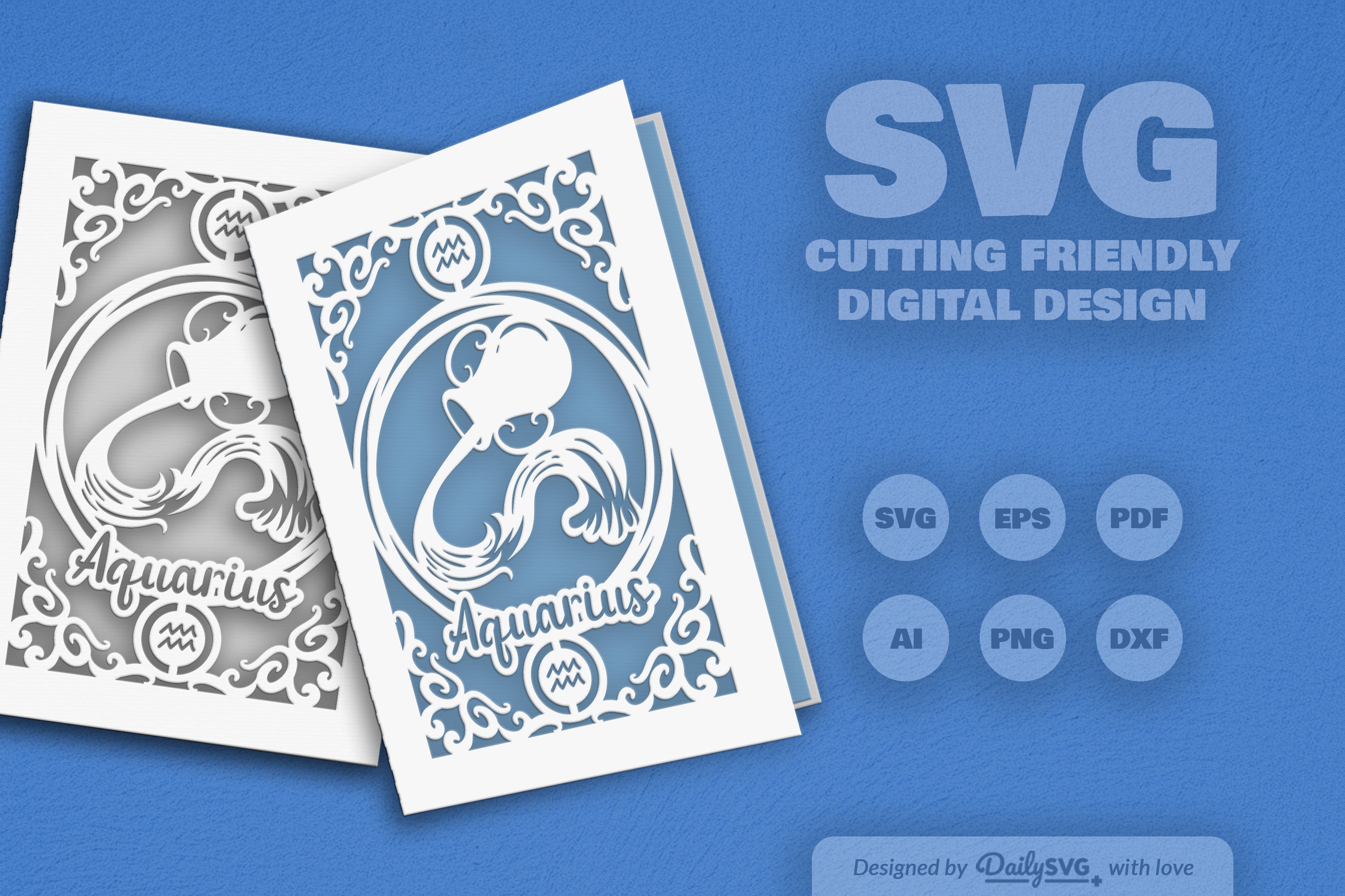 Aquarius Zodiac SVG Bundle 1