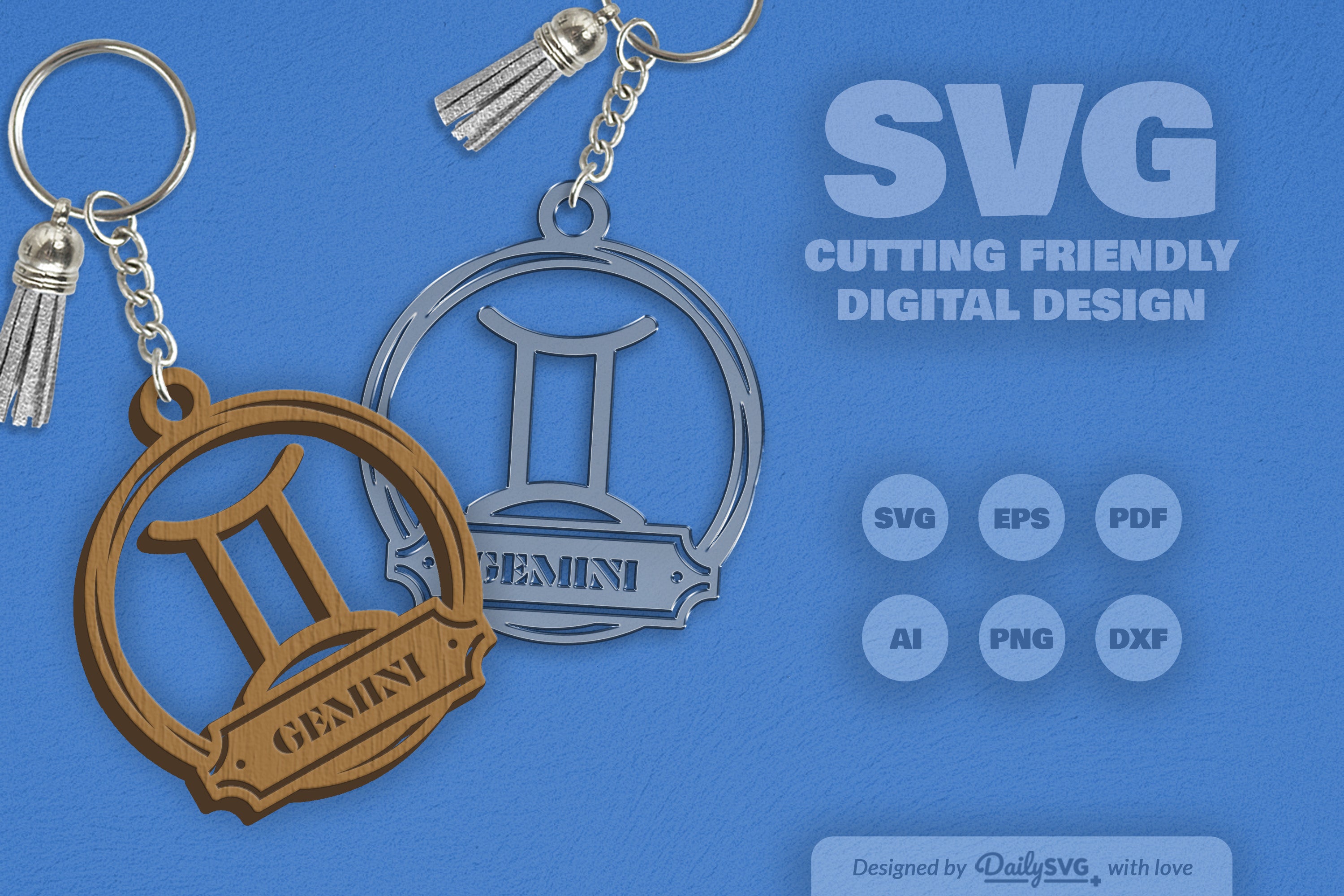 Gemini Zodiac Sign SVG Bundle